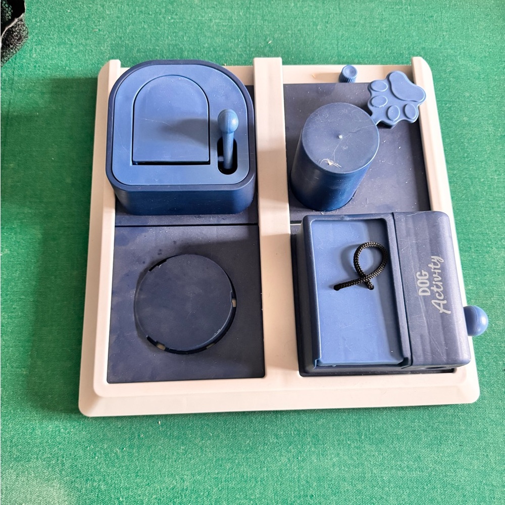 Interactive Blue Dog Activity Toy
